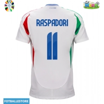 Italia Giacomo Raspadori #11 Bortedrakt EM 2024 Kortermet